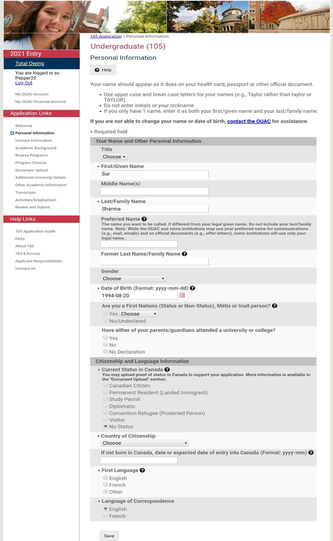 Wilfrid Laurier University Admission 2023 Application Fees, Deadlines