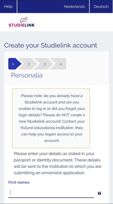 TU Eindhoven Application Steps