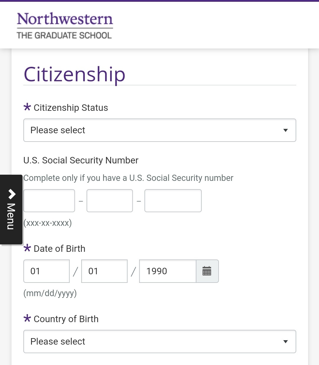 northwestern english phd application