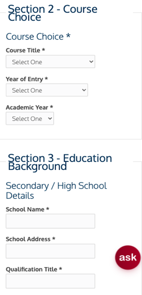 IT Carlow Application Steps