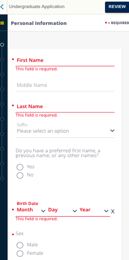 UM Dearborn Application Steps
