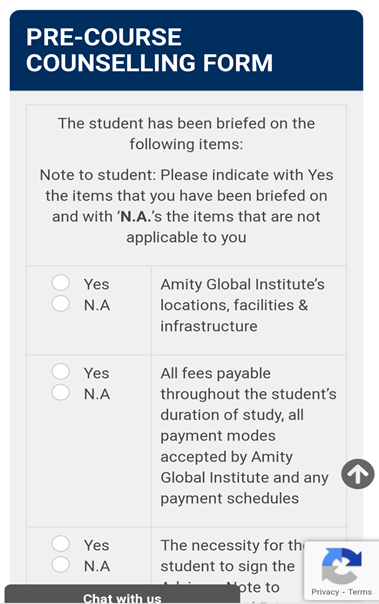AGBS Application Steps