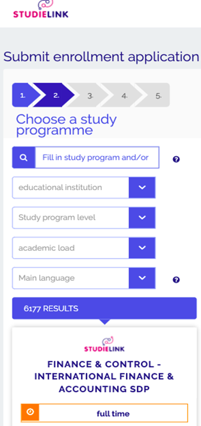 Radboud Application Steps