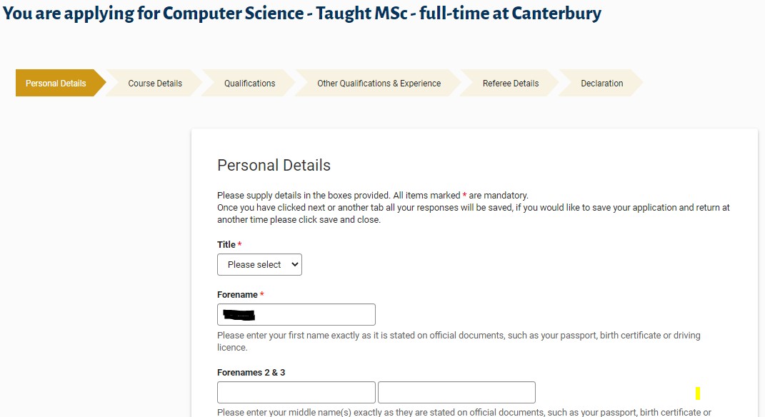 University of Kent Admission 2023 Application Fees, Deadlines