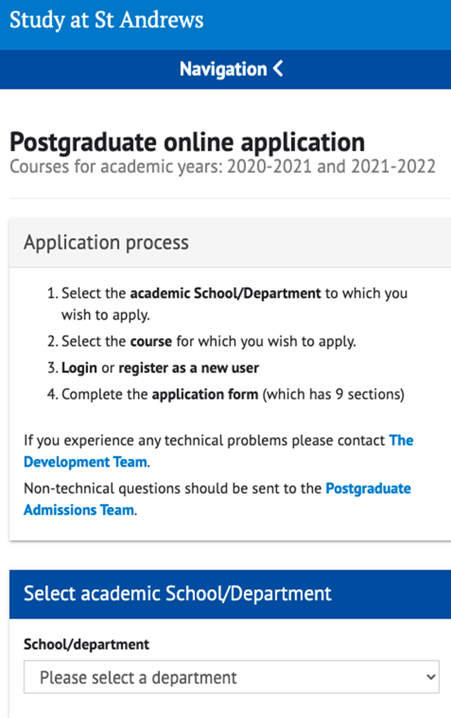 University of St Andrews Admission 2023 Application Fees, Deadlines