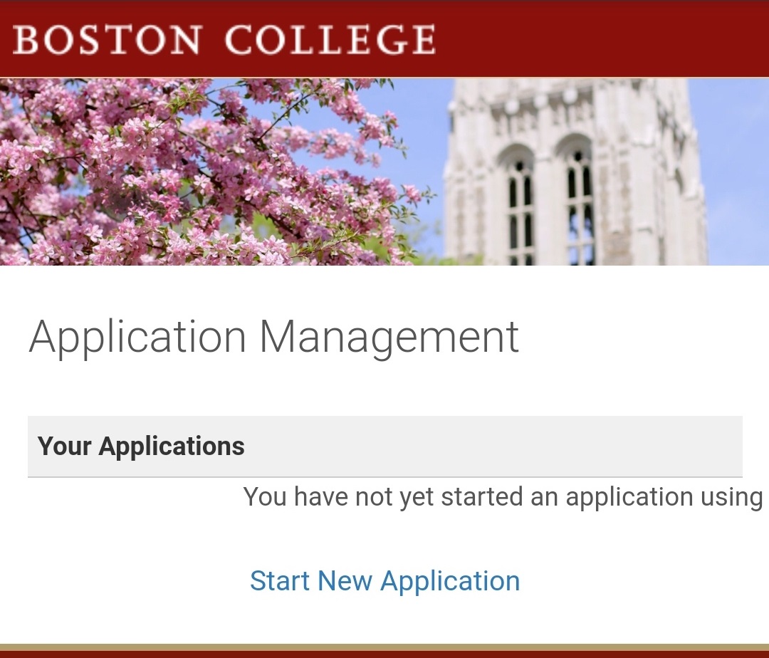 boston college phd application
