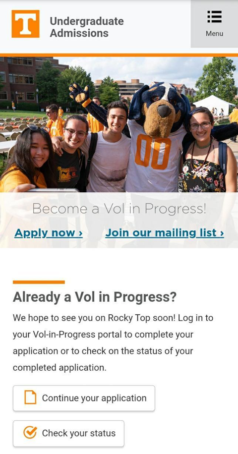 university of tennessee admissions essay