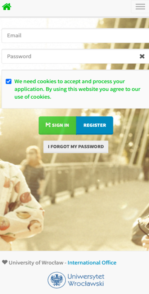 Wroclaw Application Steps