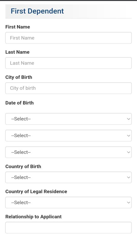 Stratford Application Steps