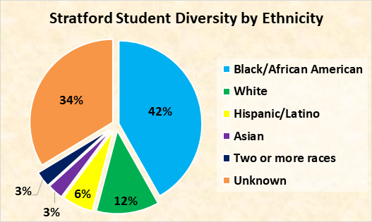 Stratford Student Diversity by Ethnicity