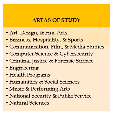 Areas of Study