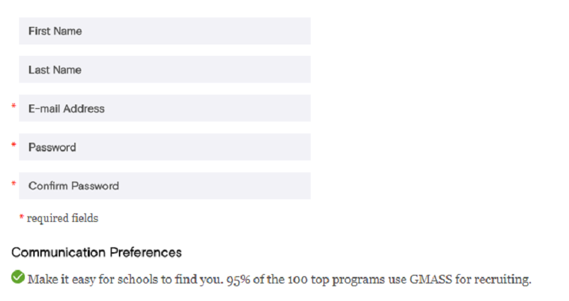 GMAT Registration