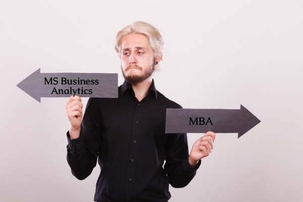 What is the difference between MS Business Analytics and MBA?